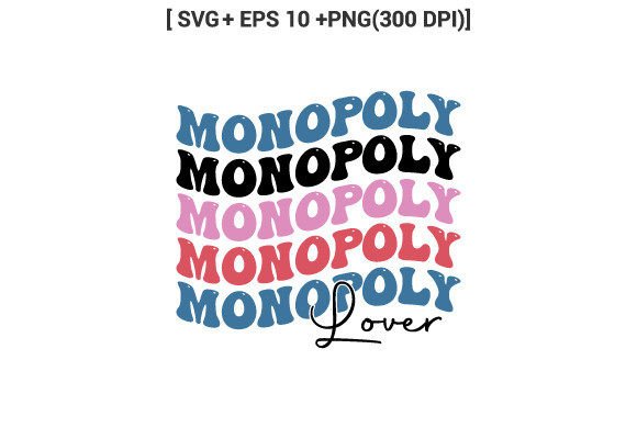 Download Monopoly Lover Indoor Game Retro SVG - Premium Resources